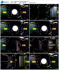 金属阵列变形灯光变幻VJ背景