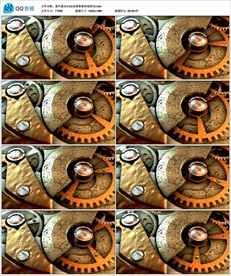 蒸汽朋克VJ动态背景素材高清