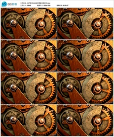 蒸汽朋克VJ动态背景素材高清