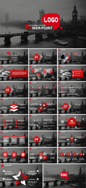 英伦风环球贸易数据分析PPT