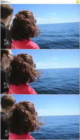 情侣游艇上看海