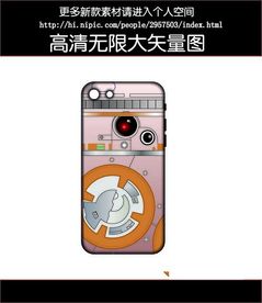 相机手机壳图案