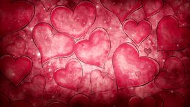 婚礼LED漫画爱心视频素材