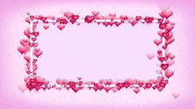 婚礼LED爱心相框视频素材