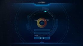 人脸识别登录界面