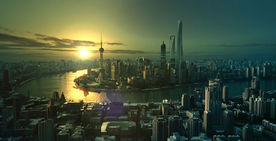 上海东方明珠 上海标建筑