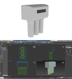 厨房净水机产品模型