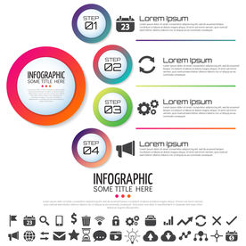 微立体商业信息图表设计素材