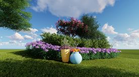 花园设计效果图