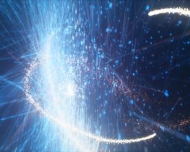 炫丽粒子动态背景视频素材