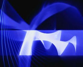 蓝色炫丽视频素材