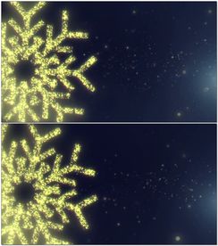 金色雪花