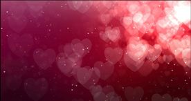 心形浪漫婚礼情人节循环视频