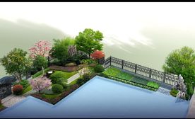 别墅局部效果图