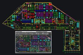 大型超市CAD规划图