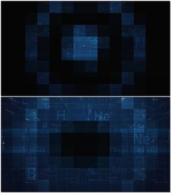 化学元素电子动态转场