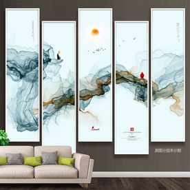 抽象画 水墨新中式