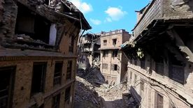 自然灾害 洪水 地震过后 垮塌