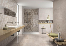 瓷砖效果图  仿古砖 浴室