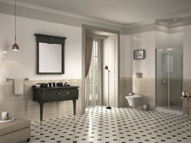 瓷砖空间  洗手间  瓷片