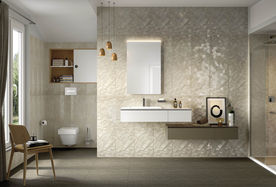 瓷砖效果图  洗手间  仿古砖