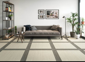 瓷砖效果图  客厅  仿古砖