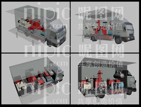 厢式箱式自行抢修车