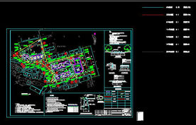欣欣百合苑道路总平面图道路施工