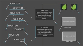 线条指示性字幕条动画