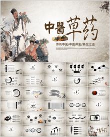 中国风中医中药养生文化PPT