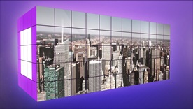 动态旋转并进行内容切换展示的三