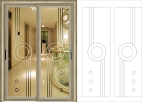 门玻 工艺玻璃菲林