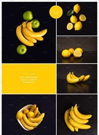 水果香蕉海报图片设计