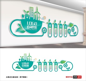绿色环保文化墙