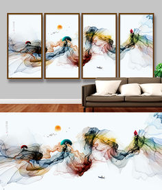 新中式 抽象装饰画