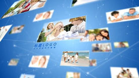 科技感图片汇聚LOGO