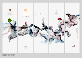 新中式抽象画
