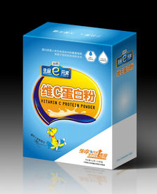 蛋白粉包装设计展开图