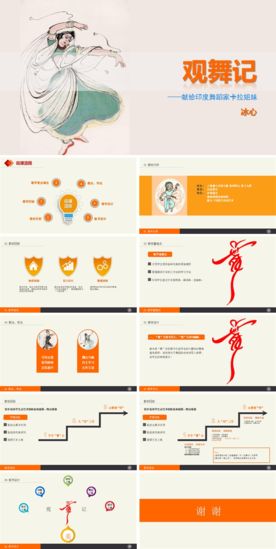 舞蹈教学PPT模板