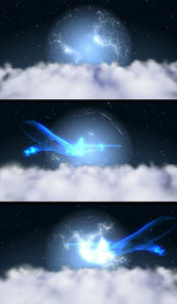 地球科技飞机航空视频片头