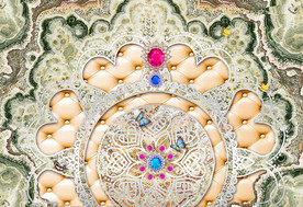 大理石纹软包背景墙