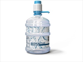 实用饮用水瓶子样机效果图