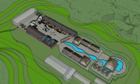 山顶酒店  酒店SU模型