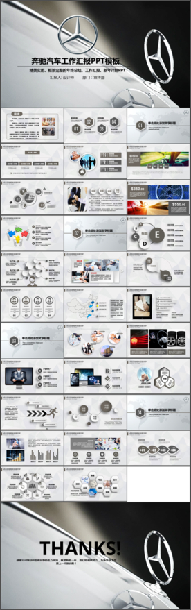 奔驰汽车销售保养维修售后PPT