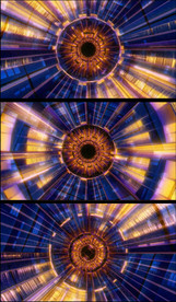 立体三维未来空间万花筒视频