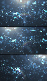 优雅菱形粒子动态视频背景