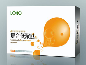 复合低聚肽包装展开图