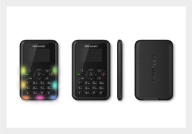 塑料卡片手机矢量文件