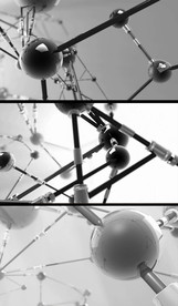 金属细胞分子合成视频素材