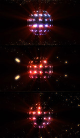 闪烁的舞台灯光特效视频素材